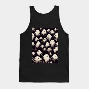 Spooky Ghost pattern, model 1 Tank Top